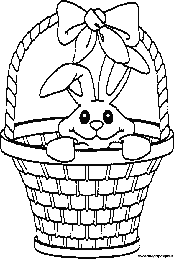 Simpatico Coniglietto Pasqua sorridente
