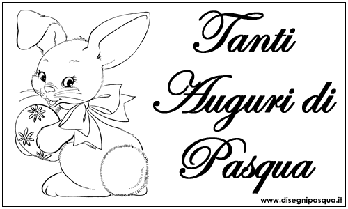 Disegni Pasqua da stampare per bambini