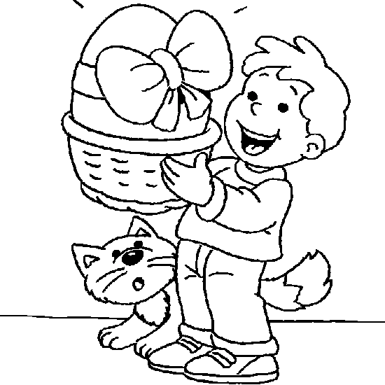 Disegno grande uovo di Pasqua